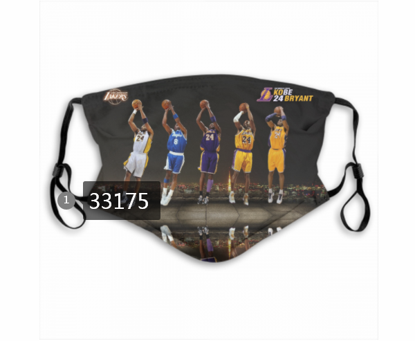 2021 NBA Los Angeles Lakers 24 kobe bryant 33175 Dust mask with filter
